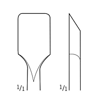 Sharp Straight Blade Periosteal Elevator (46215) - 2