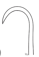 Sharp End Volkman Bone Hook (48334)