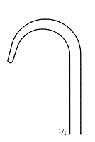 Blunt End Volkman Bone Hook (48333)