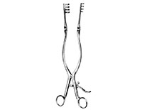 Beckmann Retractor with Hinged Blades