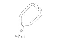 Short Tips Pelvic Reduction Forceps (45312)