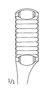 Verbrugge Bone Holding Forceps with Long Ratchet (47122) - 2