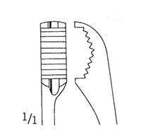 Verbrugge Bone Holding Forceps with Short Ratchet (47120) - 2