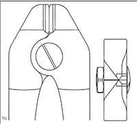 Side Pin Cutter with Carbide Inserts (46629)