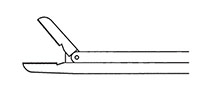 Straight Schlesinger Intervertebral Disc Rongeur (47700)