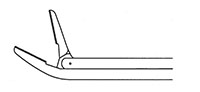 Up Angled Schlesinger Intervertebral Disc Rongeur