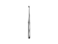 Straight Brun Curette with Solid Hexagonal Handle