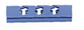 Tecomet® MultiPak® 3 Slot Instrument Bar (5330)